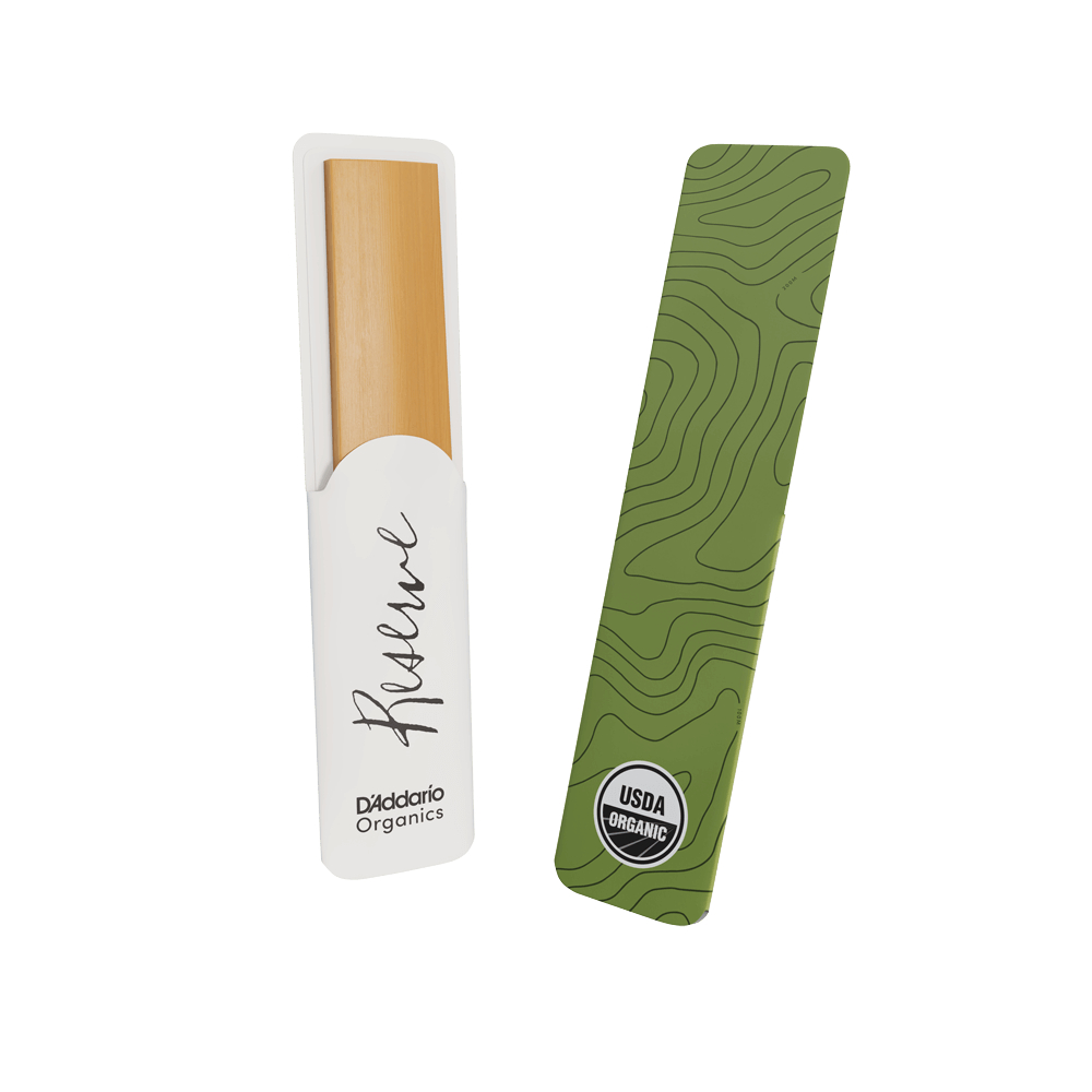 D’Addario Woodwinds ダダリオ ウッドウィンズ バリトンサックス リード 5枚入り 硬さ:3.5 ダダリオ オーガニックス レゼルヴ 本体画像