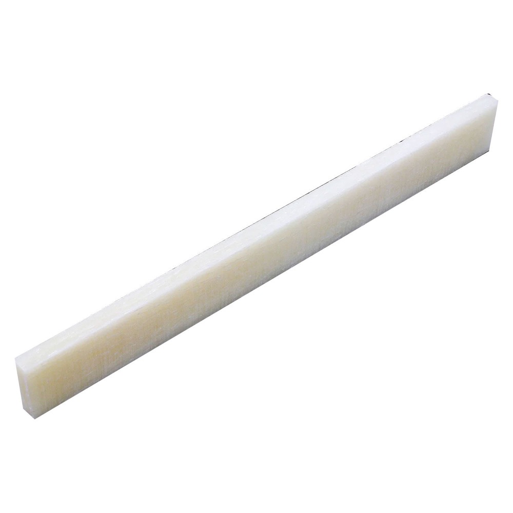 ALLPARTS オールパーツ BS-2246-0U0 Unbleached "Vintage" Acoustic Bone Saddle 1PC アコースティックギター用ボーンサドル