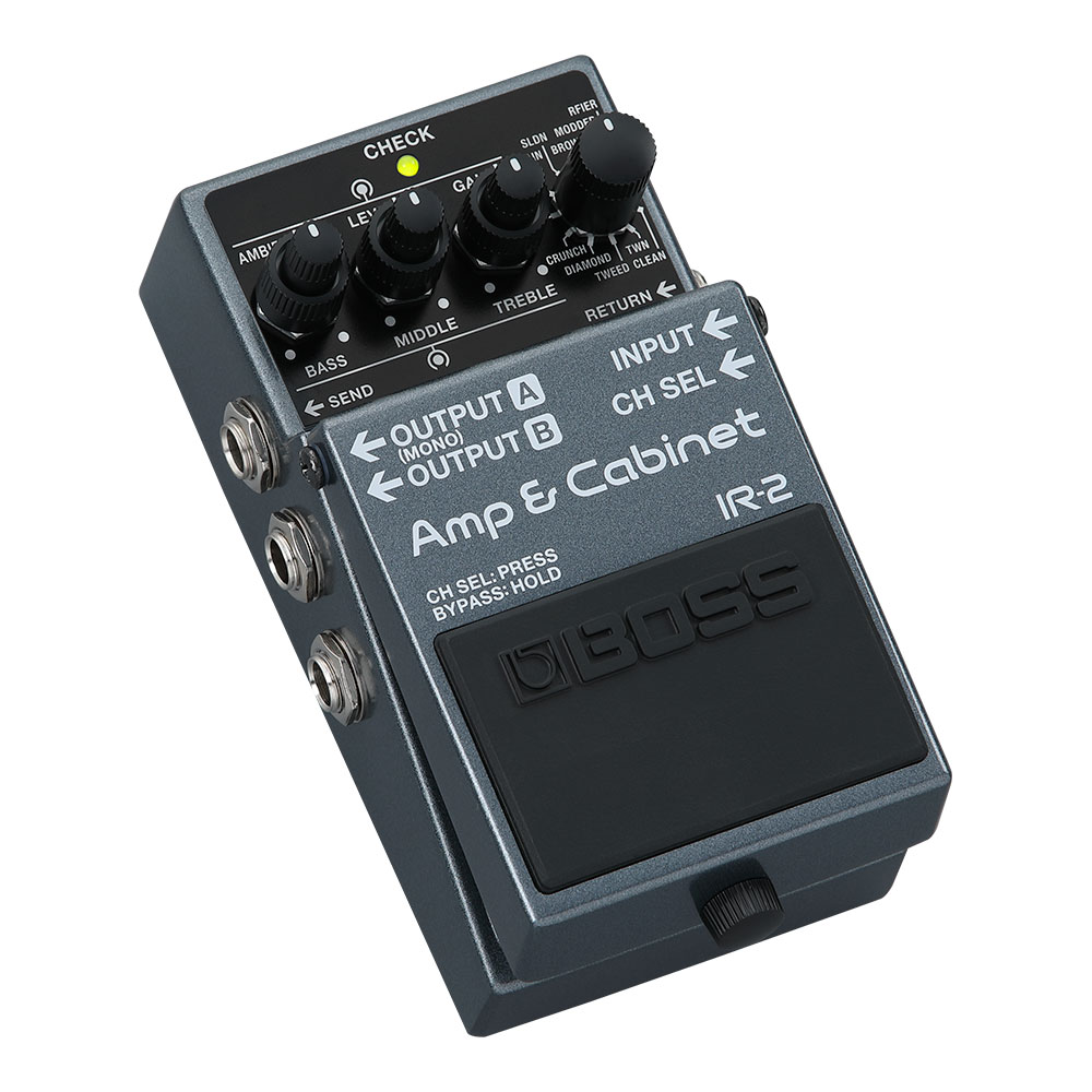 BOSS IR-2 Amp & Cabinet プリアンプ キャビネットIRペダル ギターエフェクター 全体像