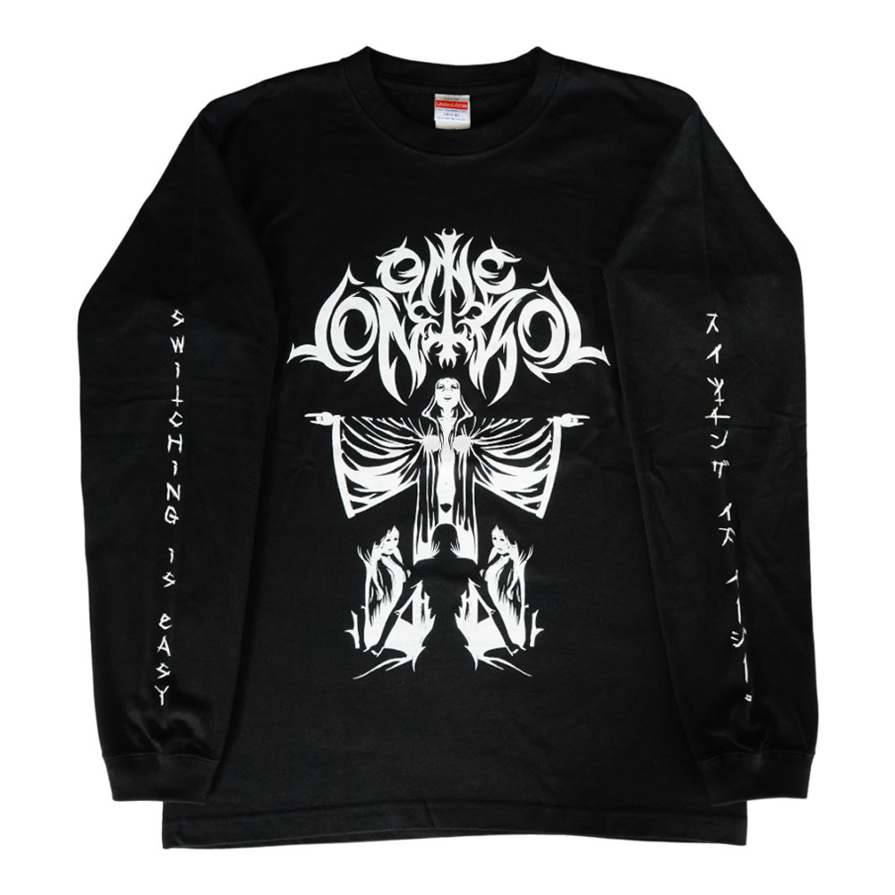 One Control ワンコントロール デスメタル風ロゴ ロングTシャツ ブラック XLサイズ