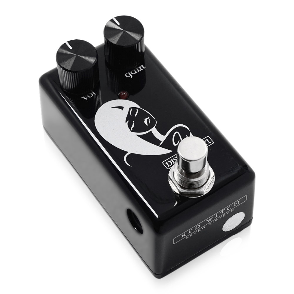 Red Witch Pedals Ivy Distortion ディストーション ギターエフェクター フットスイッチ側サイドのアングル