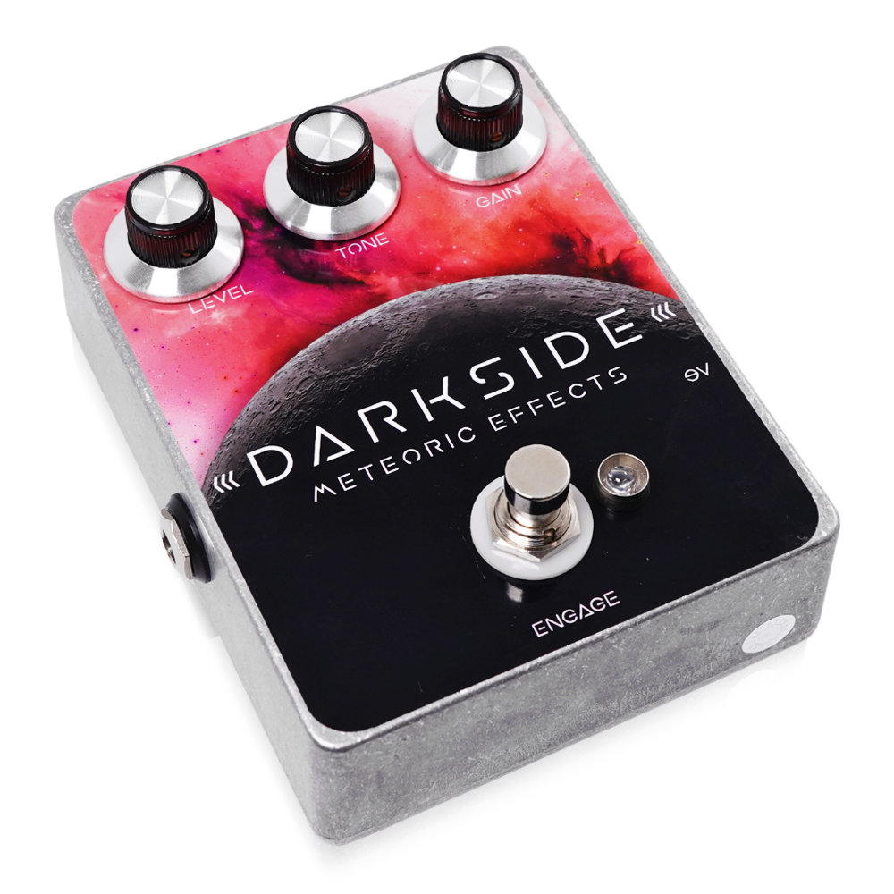 Meteoric Effects Darkside Fuzz ファズ ギターエフェクター フィットスイッチ側サイドからのアングル
