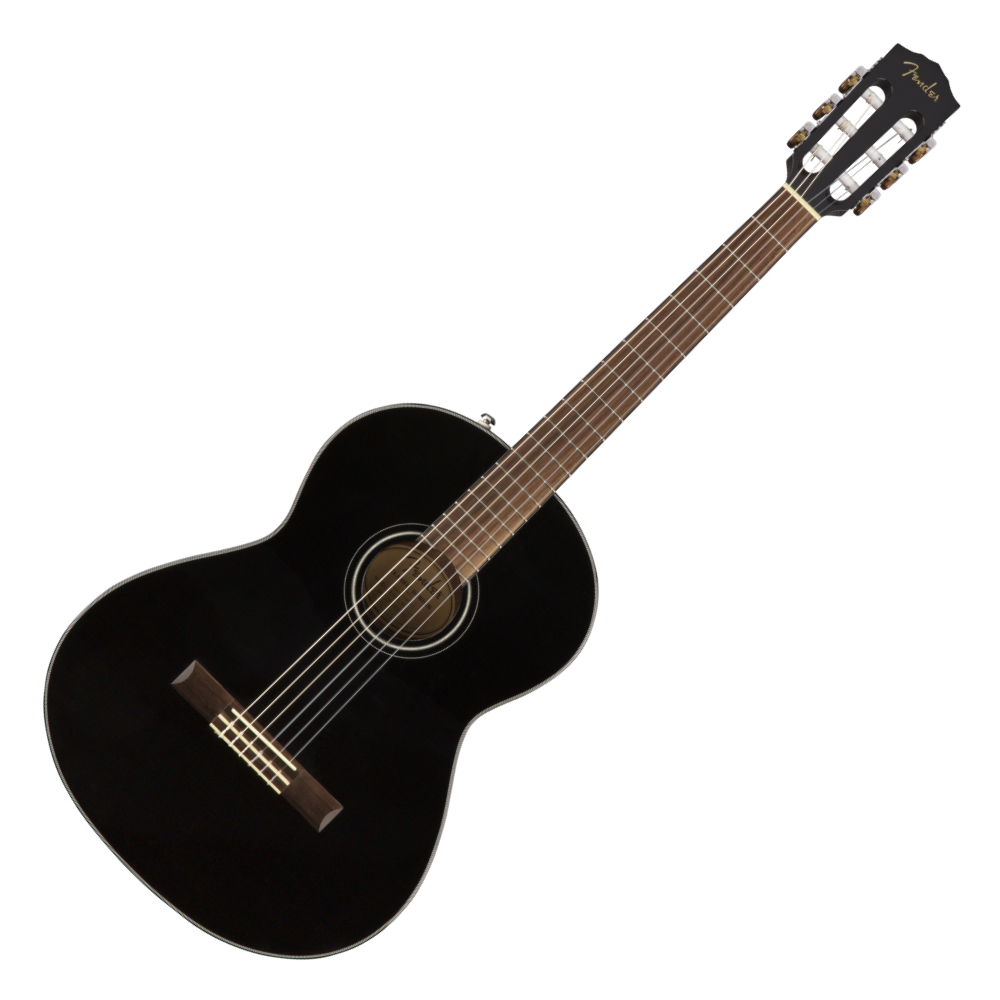 Fender フェンダー CN-60S Nylon Walnut Fingerboard Black クラシックギター