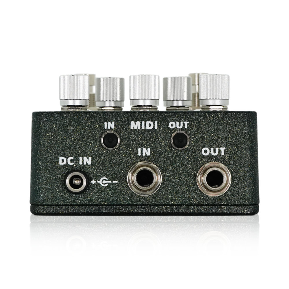 Gecko Pedals ゲッコーペダルズ O-Face オーバードライブ ギターエフェクター IN/OUT端子側サイド