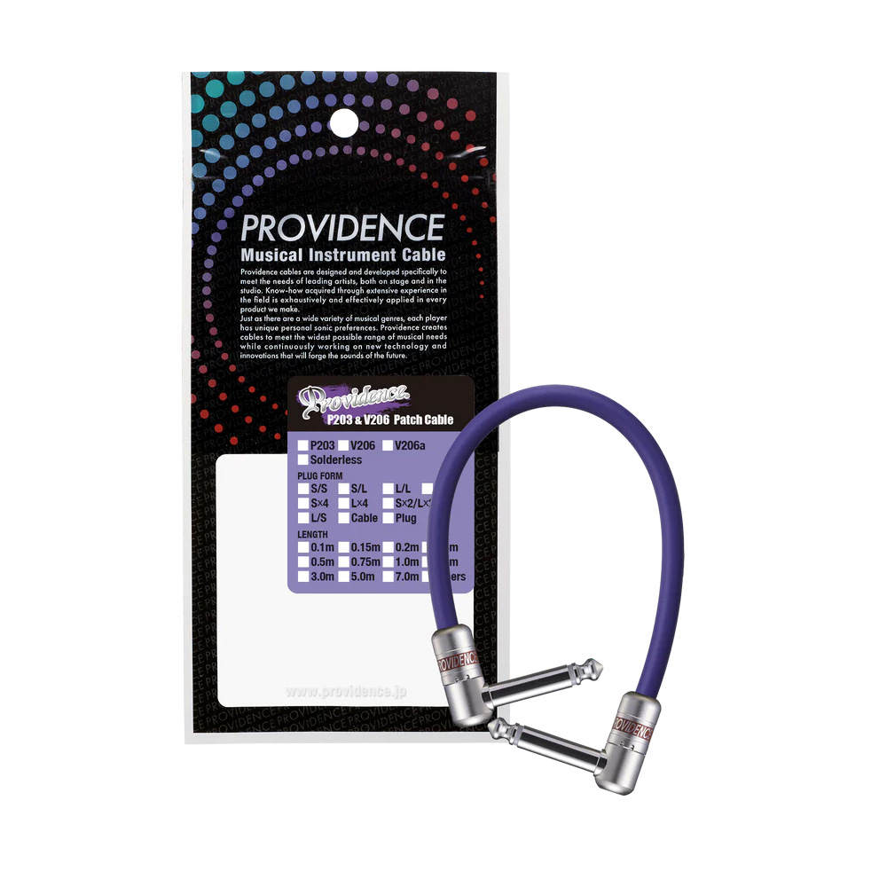 Providence プロビデンス P203 25cm LL EF パッチケーブル ギターケーブル ギターシールド