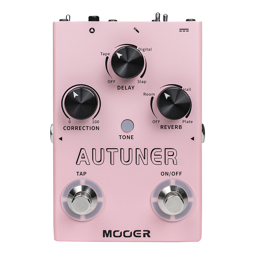 Mooer ムーアー MVP1 Autuner ディレイ リバーブ ピッチ補正 ヴォーカル用エフェクター ギターエフェクター