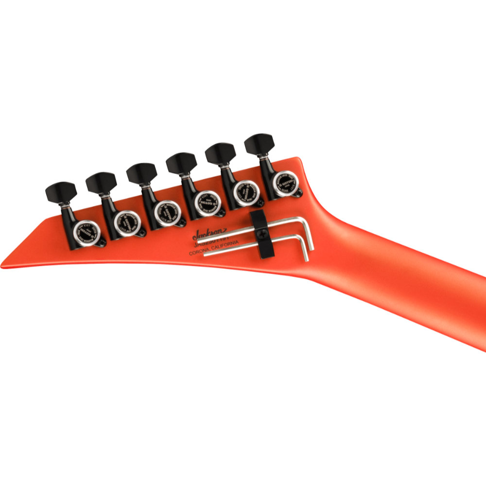 Jackson ジャクソン American Series Soloist SL2MG Satin Lambo Orange エレキギター ヘッド裏