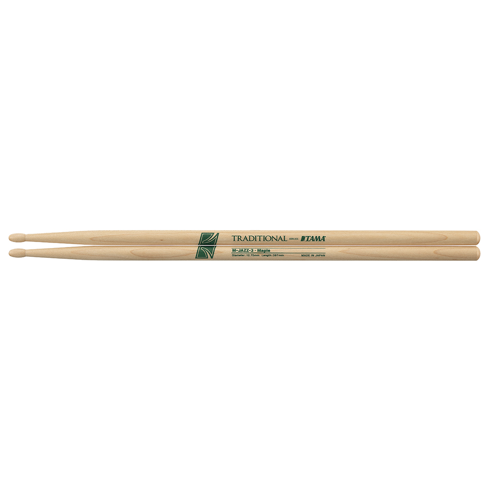 TAMA タマ M-JAZZ-3 メイプル ドラムスティック トラディショナルシリーズ