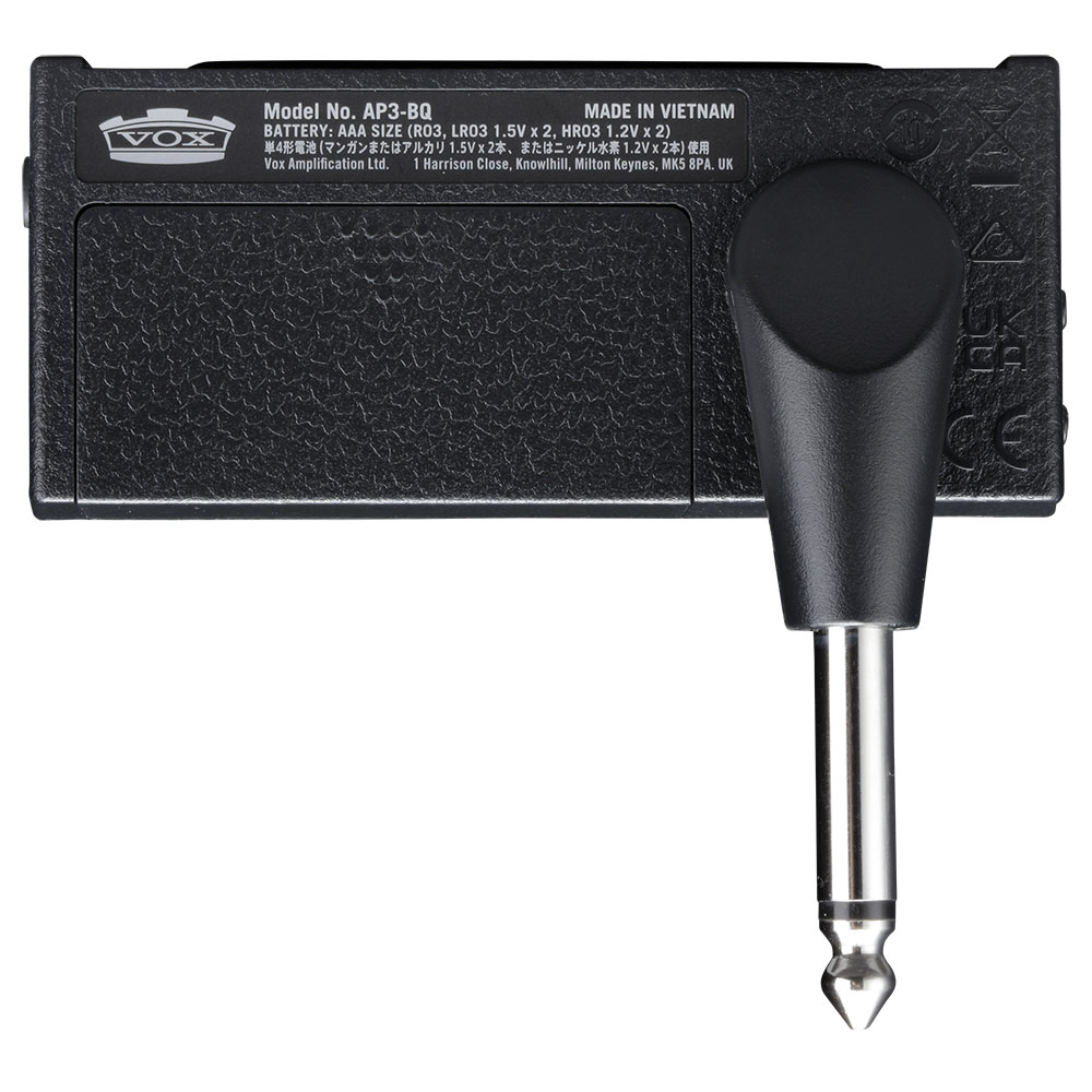 VOX AmPlug3 Boutique AP3-BQ ボックス アンプラグ3 ギター用ヘッドホンアンプ エフェクター リズムマシン内蔵 背面・全体像