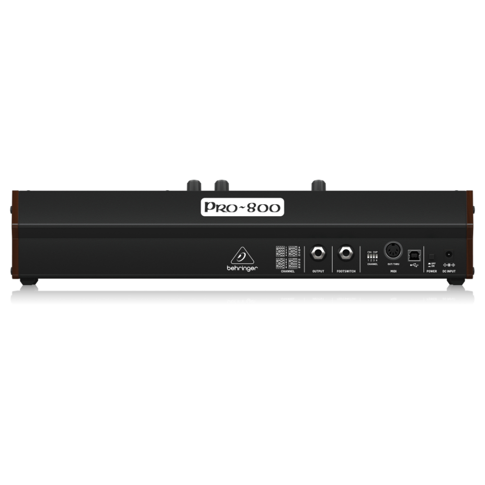 BEHRINGER べリンガー PRO-800 シンセサイザー アナログ 8ボイス ポリフォニックシンセ 本体後画像
