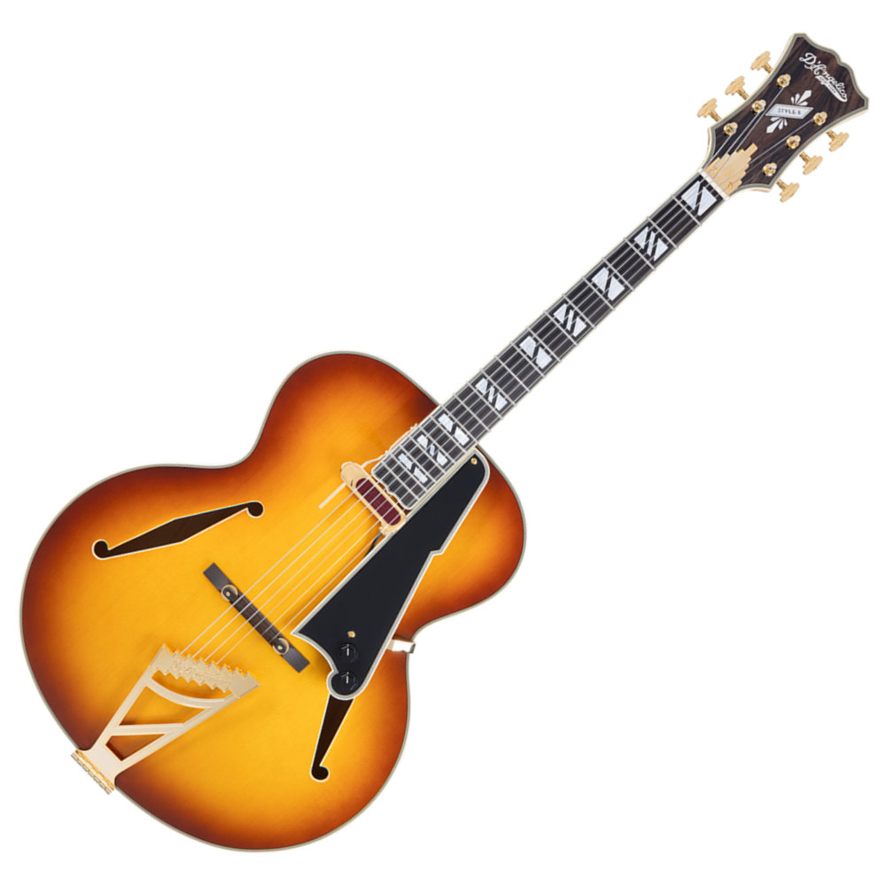 D’Angelico ディアンジェリコ Excel Style B Dark Iced Tea Burst エレキギター フルアコ