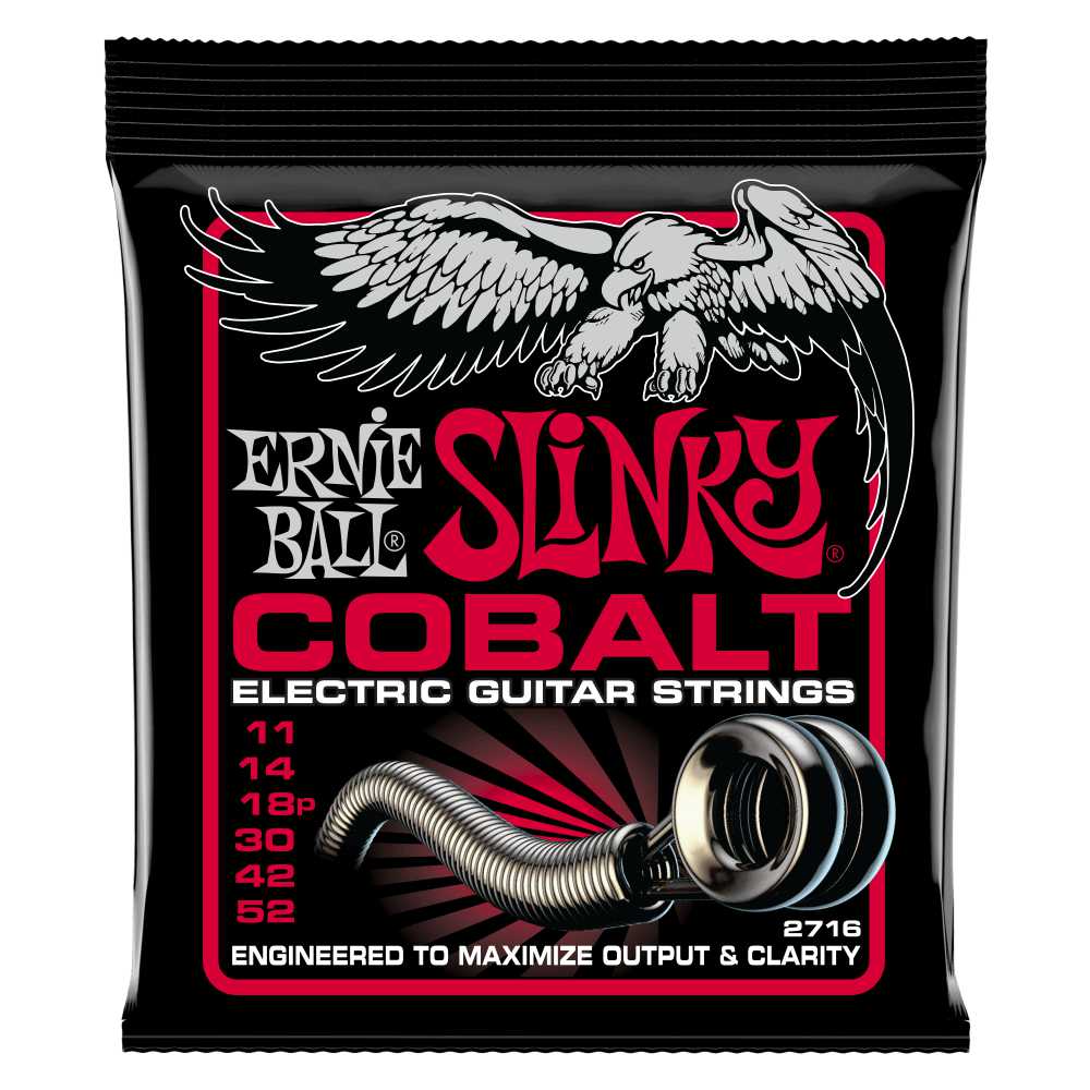 ERNIE BALL 2716 Cobalt BURLY Slinky エレキギター弦 11-52 アーニーボール コバルトバーリースリンキー