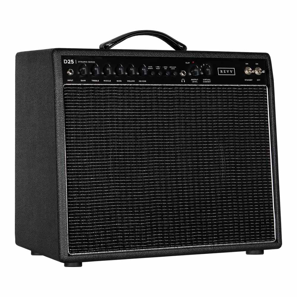 REVV Amplification レヴ アンプリフィケーション D25 Combo ギターアンプ コンボ 斜めアングル画像