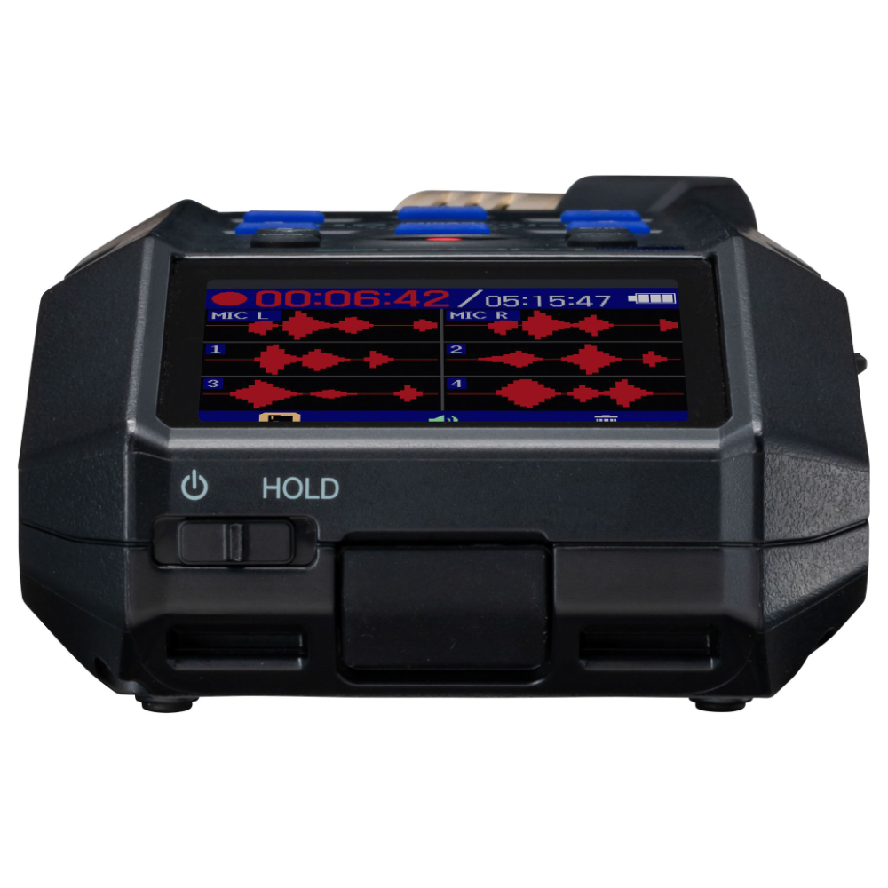 ZOOM ズーム H6essential 最大6トラック 32bitフロート録音 essentialシリーズ ハンディーレコーダー フロント画像