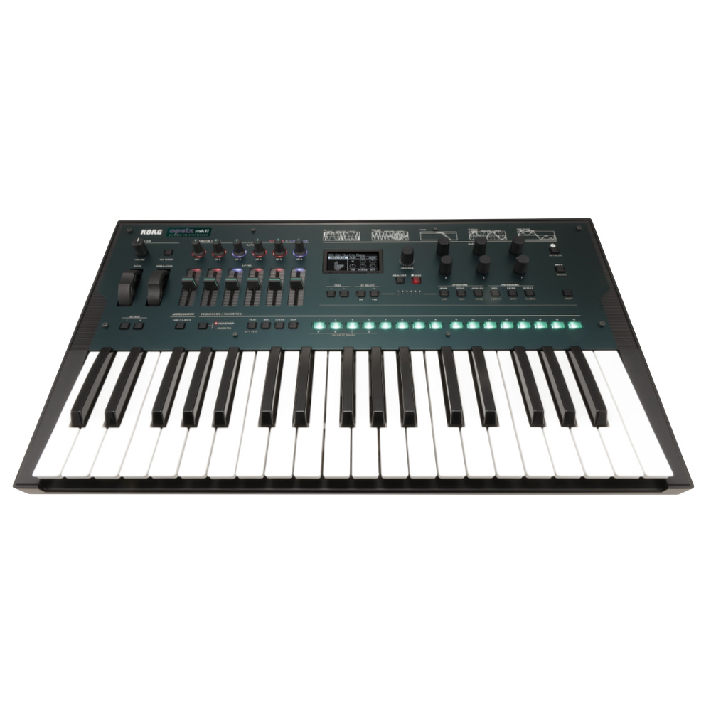 コルグ シンセサイザー オプシックス KORG opsix MK2 FMシンセサイザー 64ボイス FM音源 キーボード フロント画像