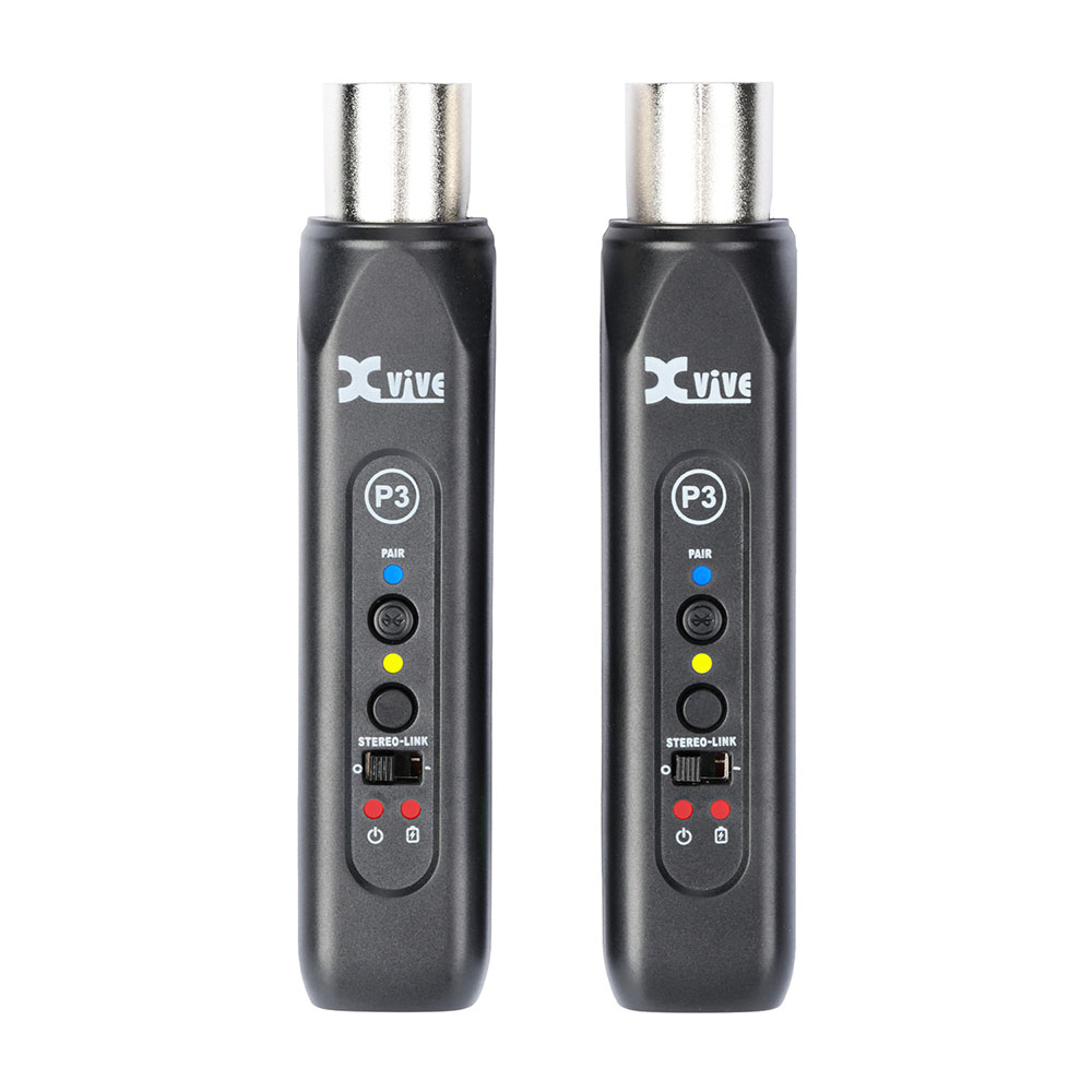 Xvive エックスバイブ XV-P3D P3 Bluetooth Audio Receiver XLR端子 レシーバー 受信機 2台セット 全体像