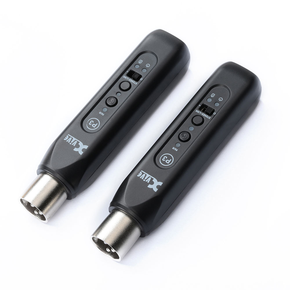 Xvive エックスバイブ XV-P3D P3 Bluetooth Audio Receiver XLR端子 レシーバー 受信機 2台セット 全体像