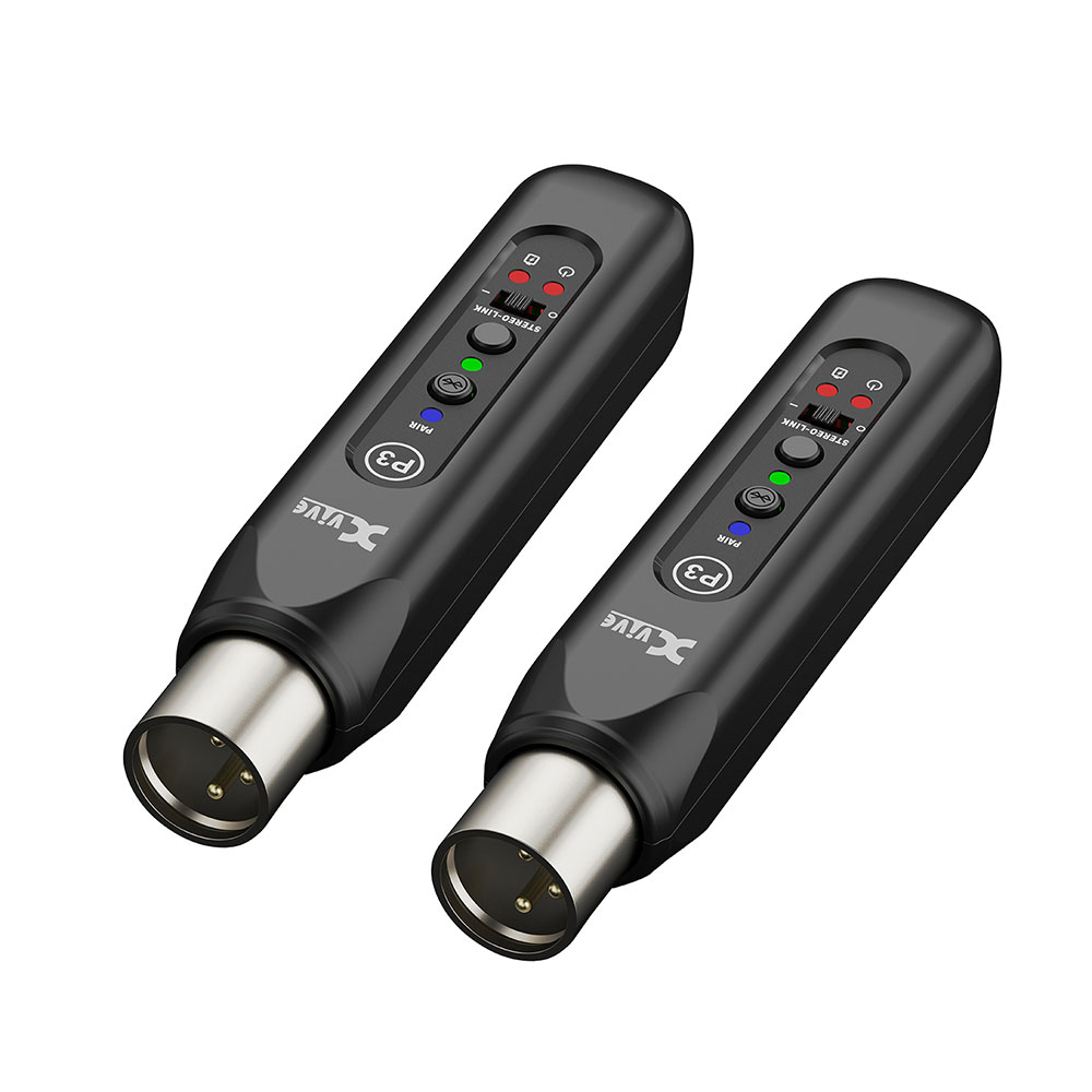 Xvive エックスバイブ XV-P3D P3 Bluetooth Audio Receiver XLR端子 レシーバー 受信機 2台セット 全体像