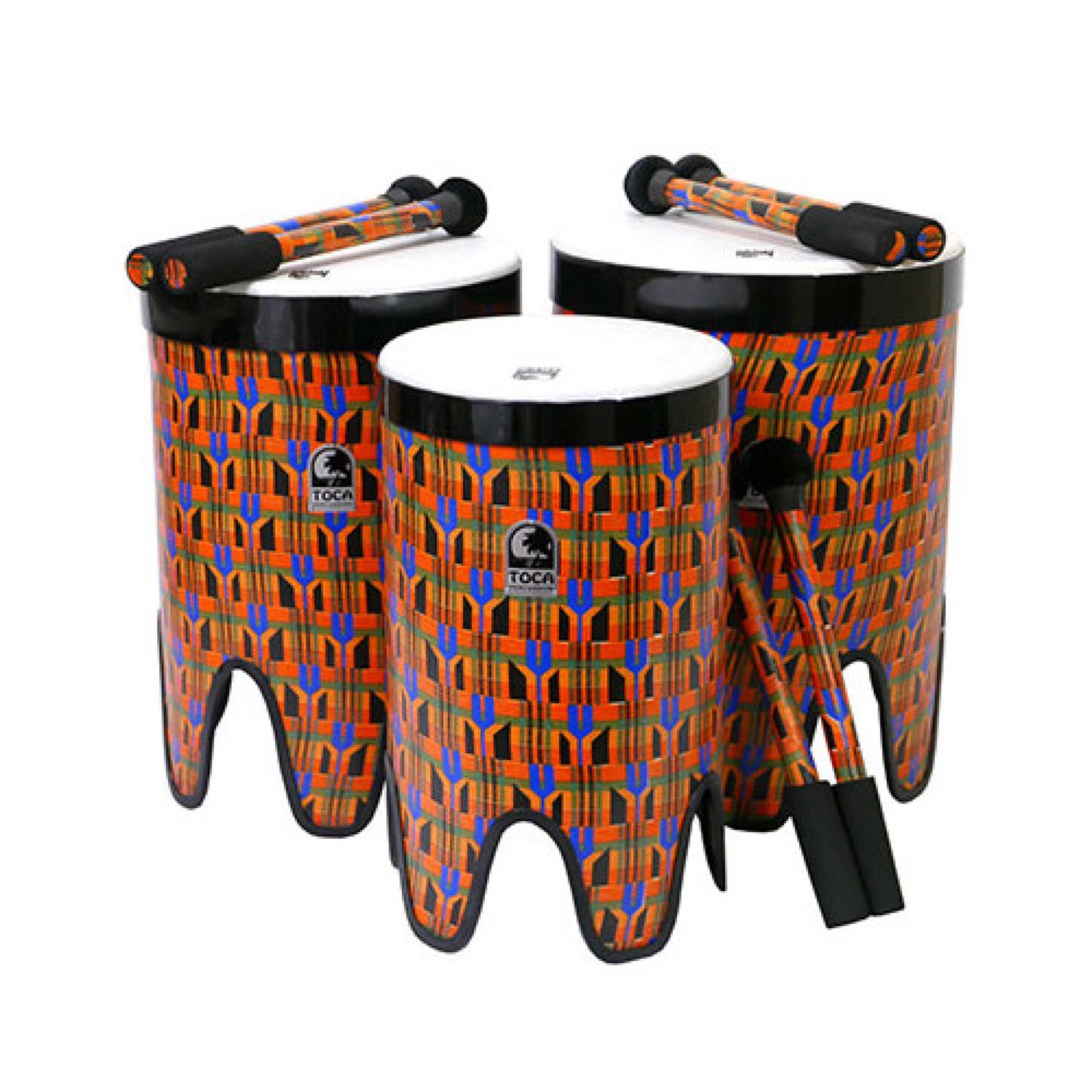 TOCA トカ TF2NT-3PCK Nesting Tom Tom Drums Kente 3set ネスティングトムトム タムタムドラム 3サイズセット