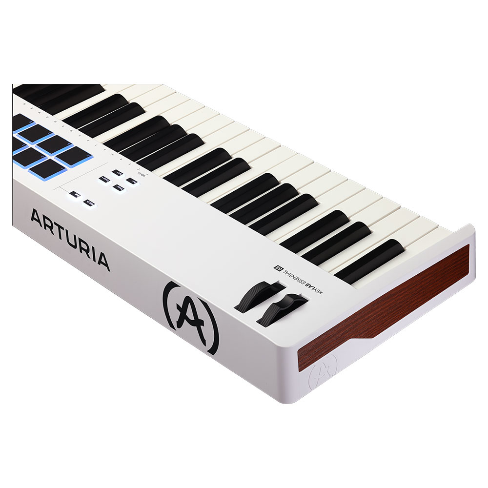 MIDIキーボード 88鍵盤 アートリア ARTURIA KeyLab Essential 88 mk3 WH キーラボ エッセンシャル 側面
