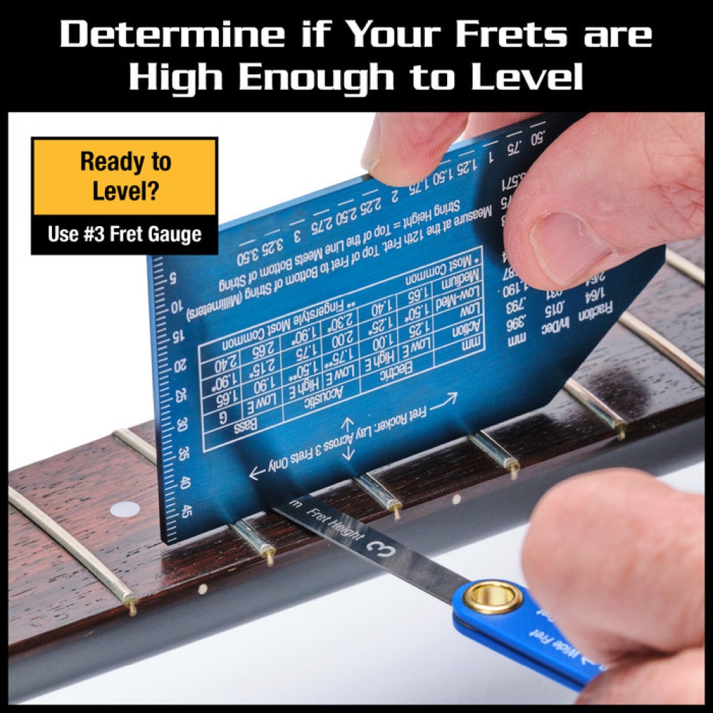 MUSIC NOMAD ミュージックノマド MN840 Precision Fret Gauge フレットゲージ 使い方