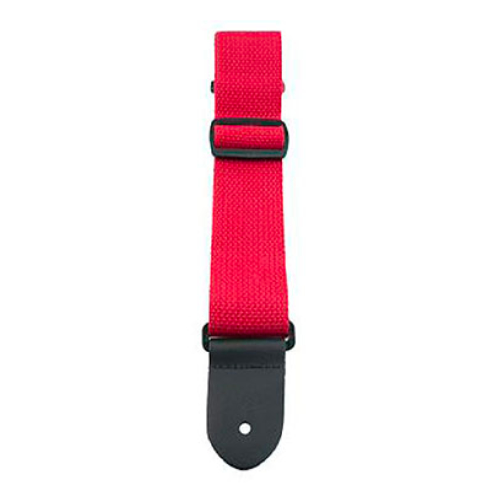 Perri’s ペリーズ CWS20-1686 RED COTTON レッド コットン製 ギターストラップ