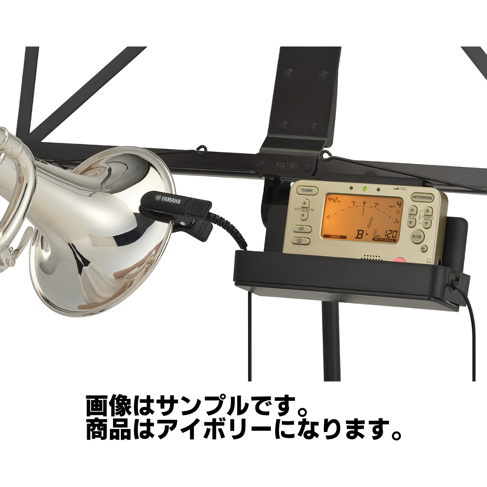 チューナー メトロノーム ヤマハ YAMAHA TDM-710IV アイボリー 吹奏楽 管楽器 弦楽器 ブラスバンド オーケストラ チューナーメトロノーム イメージ画像