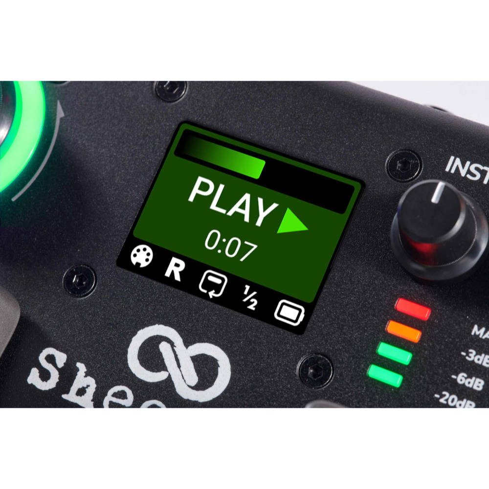 Sheeran Looper シーランルーパー LOOPER+ ルーパーペダル ディスプレイ