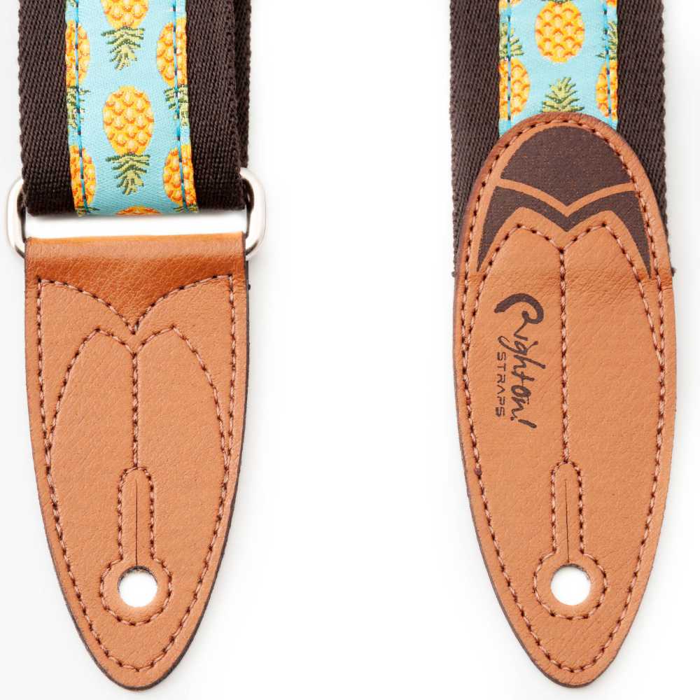 Righton! STRAPS SURF MALIBU BROWN ギター・ベース・ウクレレストラップ ヴィーガンレザー採用