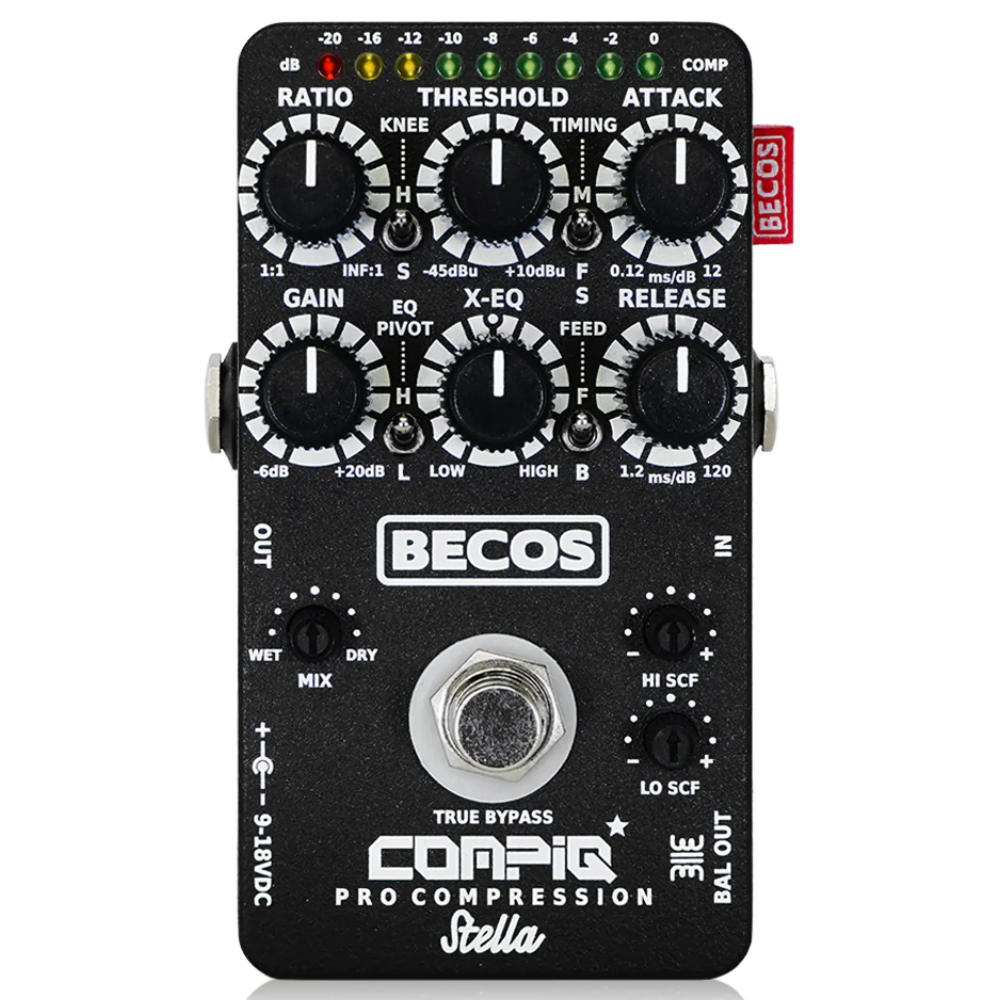 BECOS ベコス CompIQ STELLA Pro Compressor MkII コンプレッサー ギターエフェクター