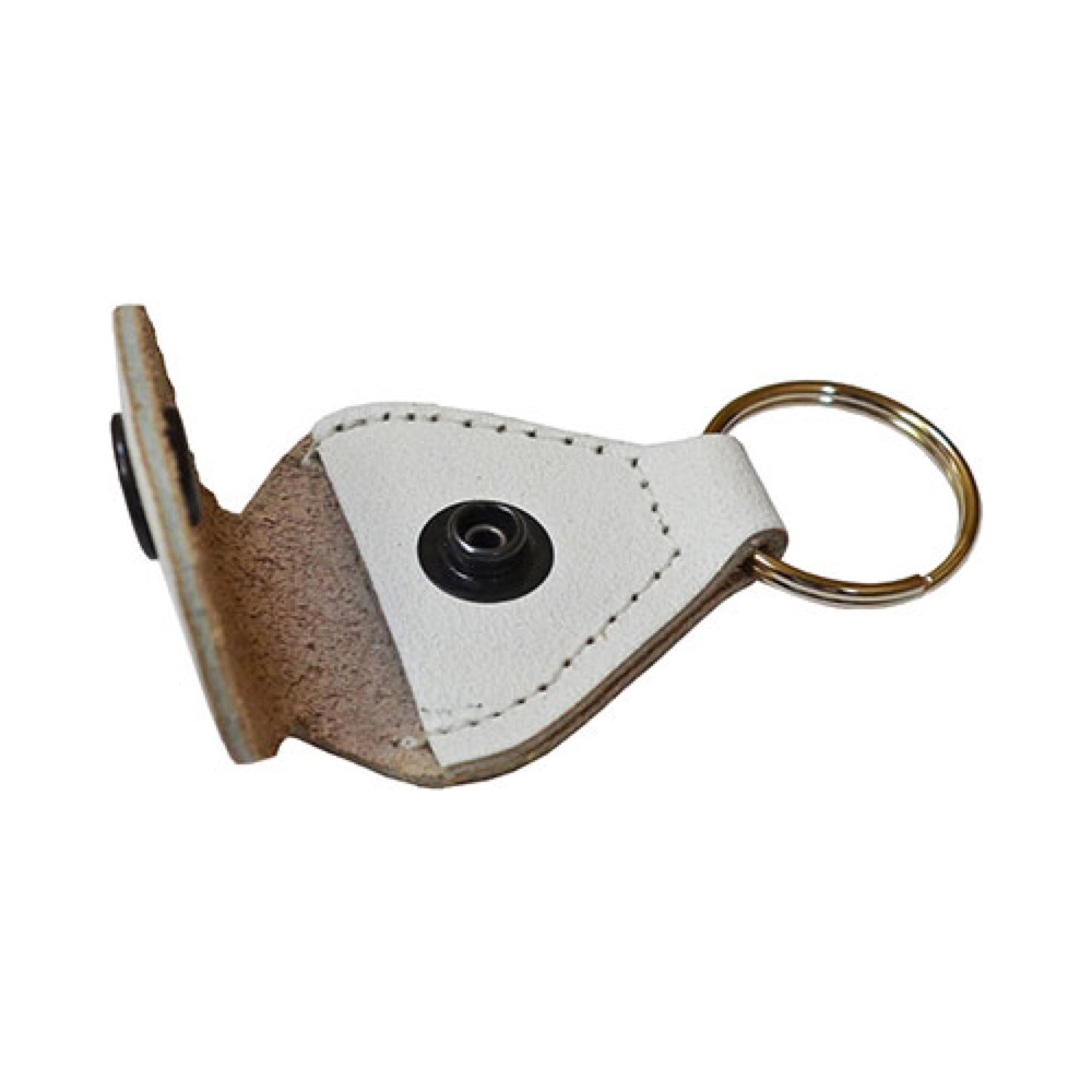 Perri’s ペリーズ PICKKEY-6676 Guitar Pick Holder Keychain WHITE ピックホルダー ピックケース キーリング付き サブ画像2