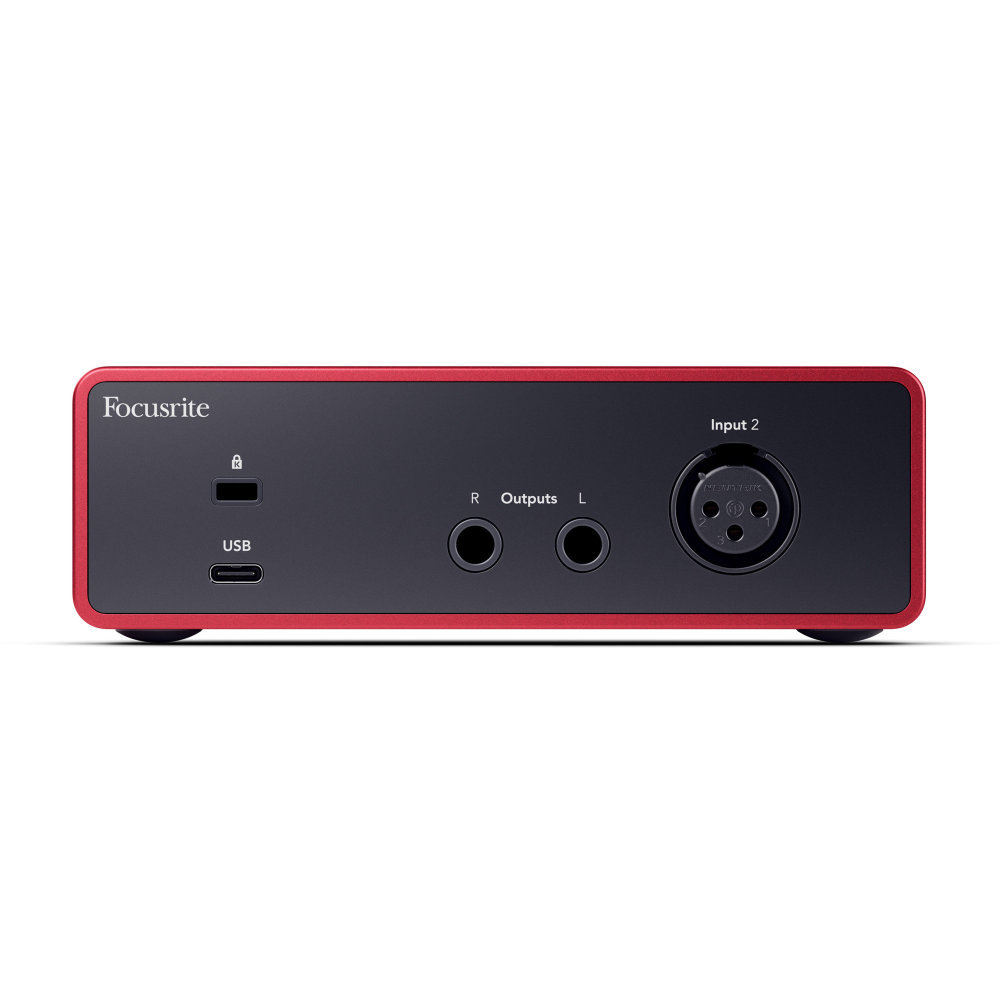 Focusrite Scarlett Solo 4th Gen オーディオインターフェイス 背面