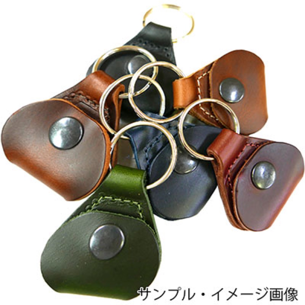 Perri’s ペリーズ FBPH-7139 WINE Baseball Leather Pick Keychains ピックホルダー ピックケース キーリング付き サブ画像3