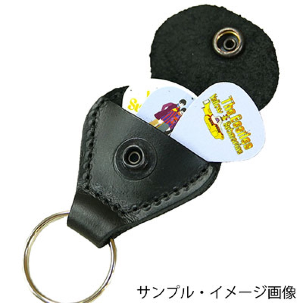 Perri’s ペリーズ FBPH-7139 BLUE Baseball Leather Pick Keychains ピックホルダー ピックケース キーリング付き サブ画像1