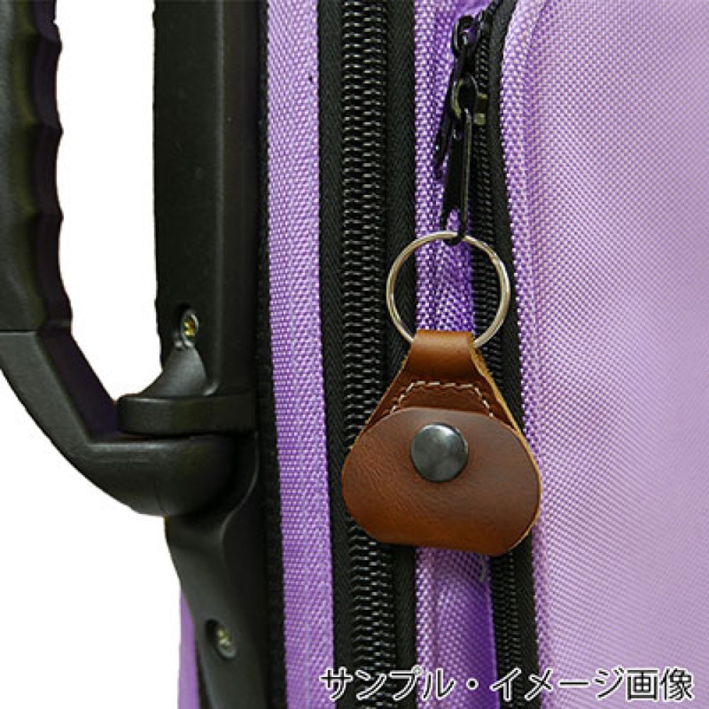Perri’s ペリーズ FBPH-7139 BLUE Baseball Leather Pick Keychains ピックホルダー ピックケース キーリング付き サブ画像2