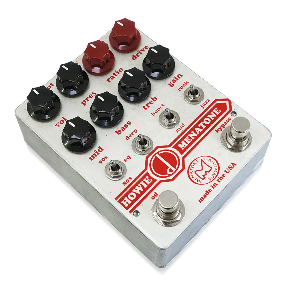 Menatone メナトーン Howie Deluxe オーバードライブ ギターエフェクター 全体