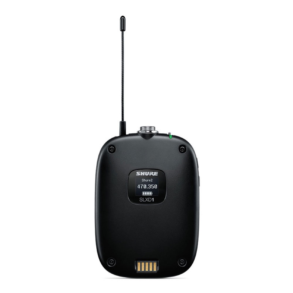 SHURE シュアー SLXD15/85-JB SLXDワイヤレス WL185マイクセット コンパクトなワイヤレス環境を構築するポータブルワイヤレスシステム シュア トランスミッター