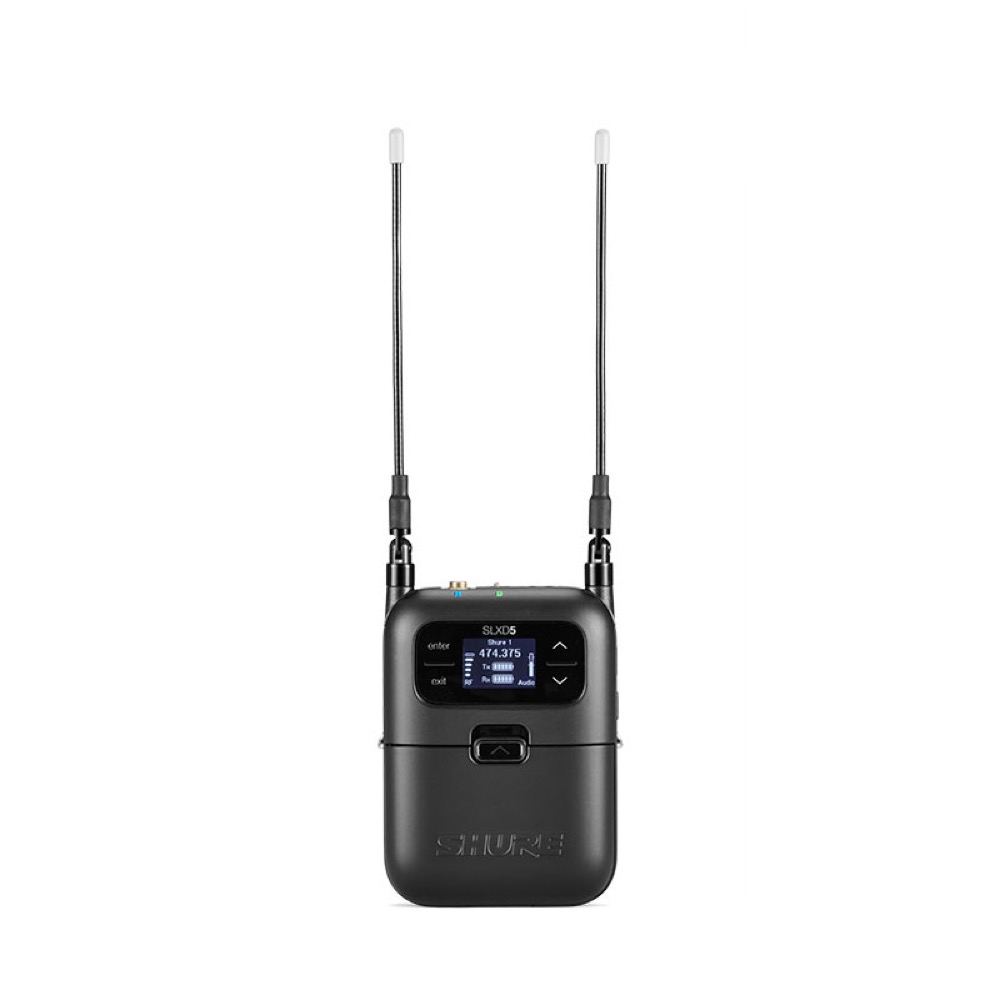 SHURE シュアー SLXD15/85-JB SLXDワイヤレス WL185マイクセット コンパクトなワイヤレス環境を構築するポータブルワイヤレスシステム シュア レシーバー