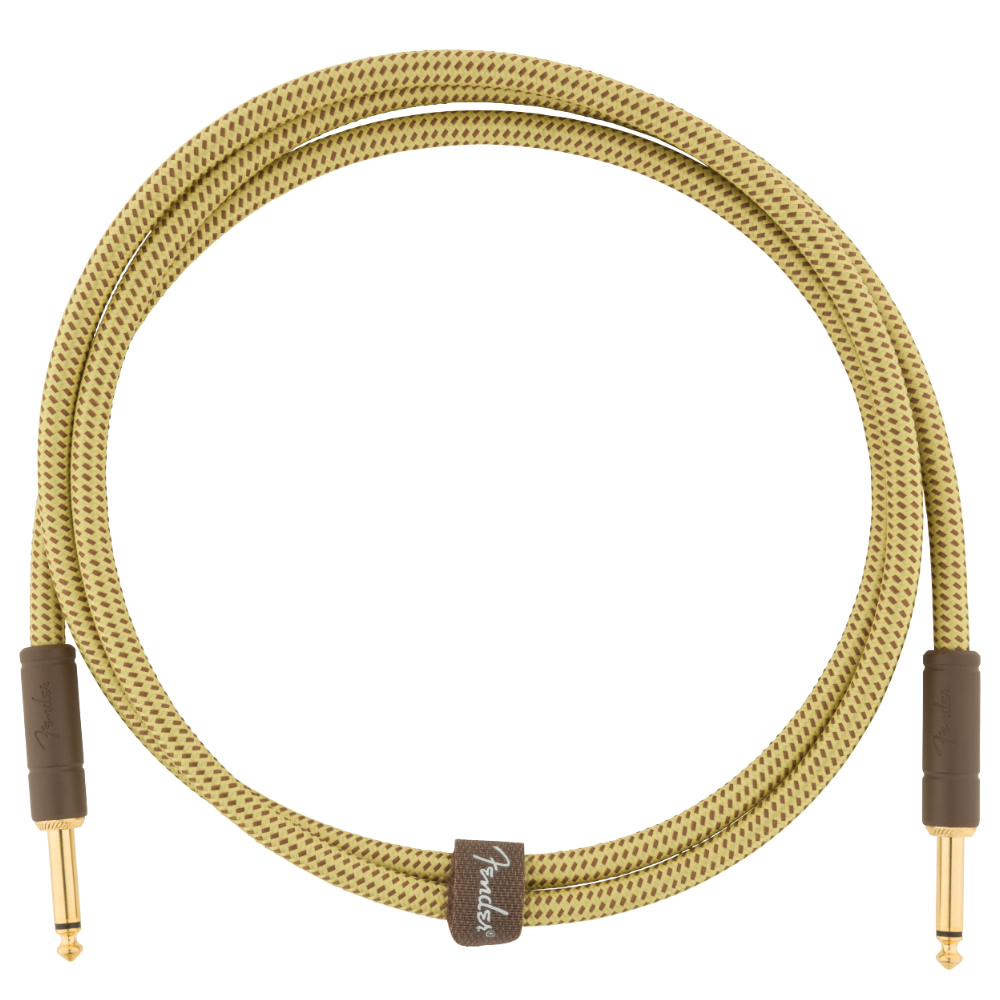 Fender フェンダー Deluxe Series Instruments Cable SS 5ft(1.5m) Tweed ギターケーブル