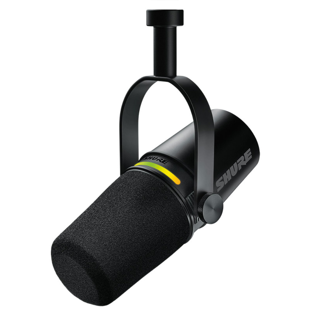 SHURE シュアー MV7+-K-J ポッドキャストマイクロホン ダイナミックマイク リバーブ内蔵 XLR出力 USB-C出力 両対応 シュア マイク