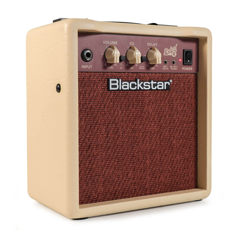 ブラックスター ギターアンプ BLACKSTAR DEBUT 10E ギターコンボアンプ 小型 10W ディレイ内蔵 デビュー オーバードライブ アングル画像