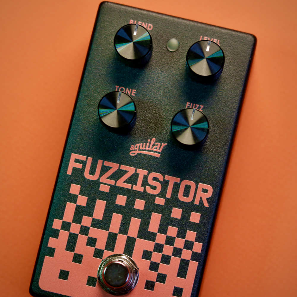 アギュラー ベース用ファズ AGUILAR FUZZISTOR N BASS  FUZZ ベース ファズ ファジスター 正面、コントロール