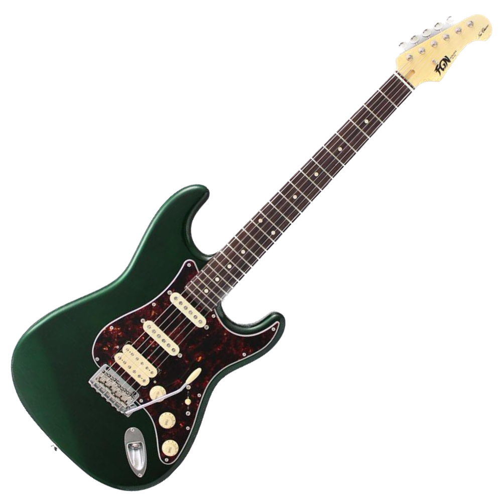 フジゲン エレキギター FUJIGEN FGN NST110RAL CAG 01 アルダーボディー キャンディーアップルグリーン SSHピックアップ Neo Classic ネオクラシック