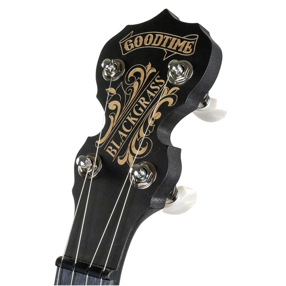 DEERING ディーリング GBG BLACKGRASS リゾネーターバンジョー ヘッド画像
