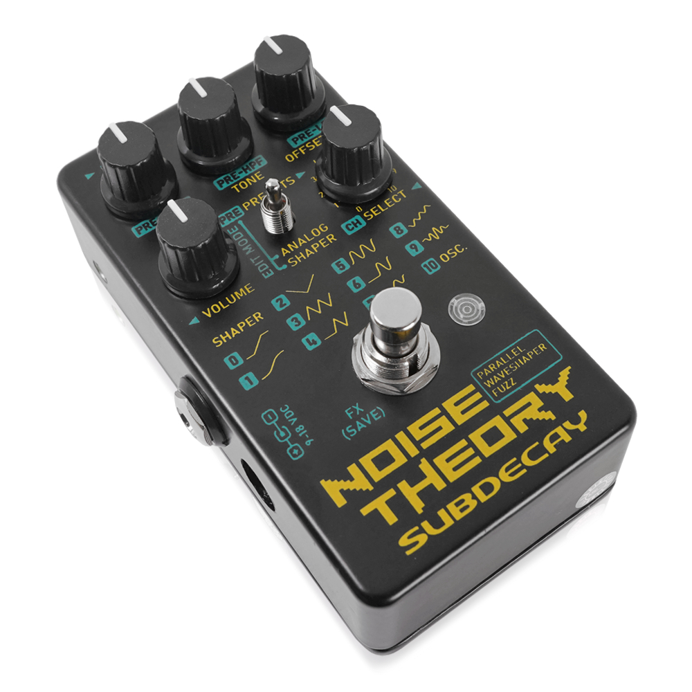 Subdecay サブディケイ Noise Theory ファズ ギターエフェクター 本体画像 斜め 