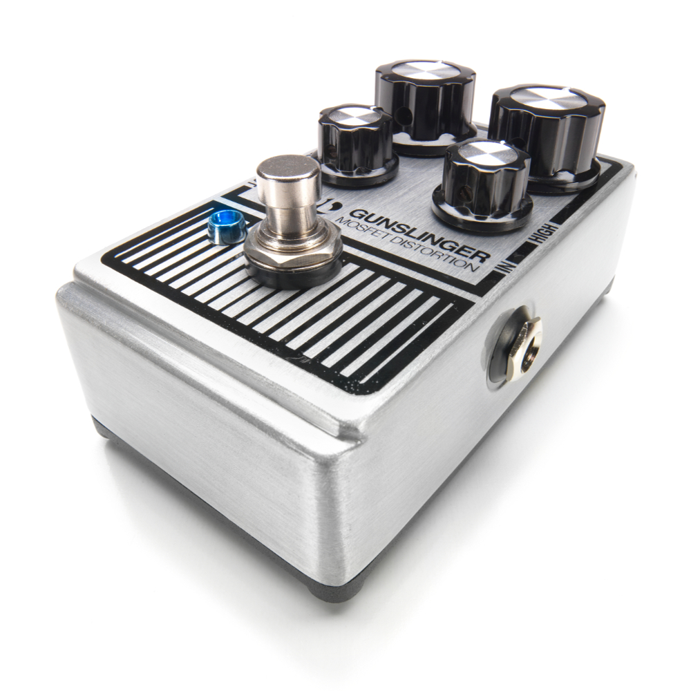 DOD Gunslinger MOSFET Distortion Pedal ディストーション ギターエフェクター アングル画像