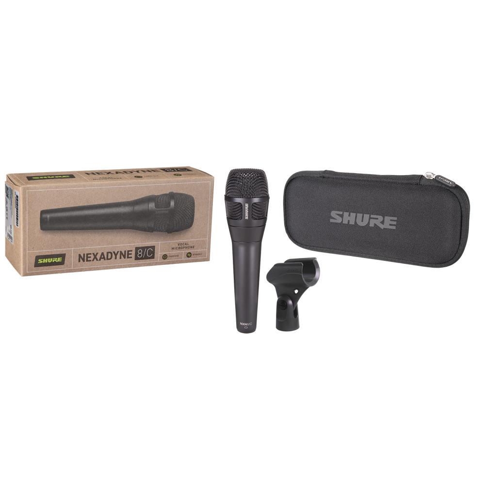 シュアー ボーカルマイク SHURE NXN8/C-J NEXADYNE ダイナミックマイク シュア NXN8 ボーカル用マイク プロ カーディオイド 付属品画像