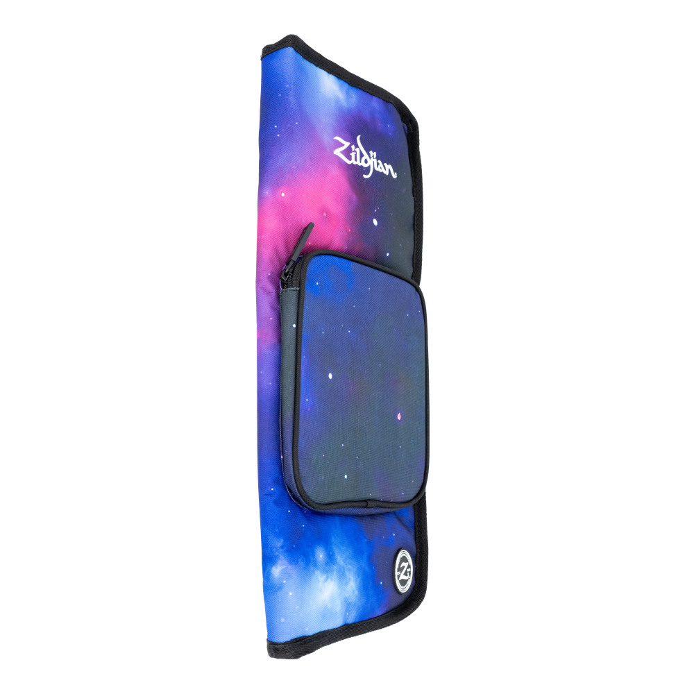 ZILDJIAN ジルジャン ZXSB00302 Student Bags Collection Stick Bag スティックバッグ スティックケース パープルギャラクシー 斜めアングル画像