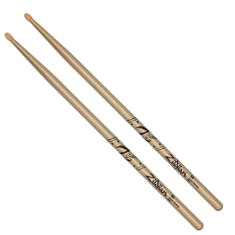 ZILDJIAN ジルジャン Z カスタム 5A Chroma Gold クロマゴールド ウッドチップ ドラムスティック