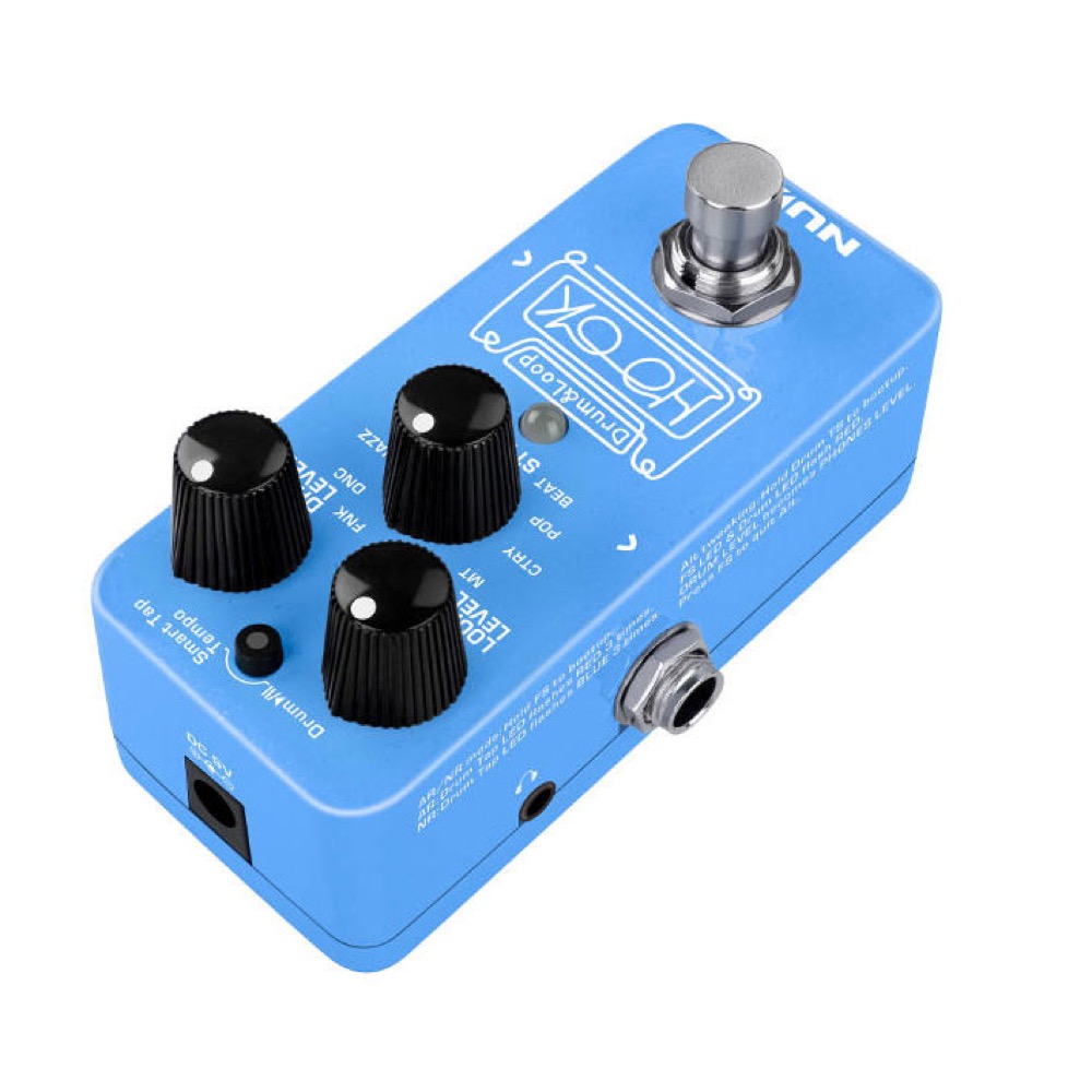 NUX NDL-3 HOOK Drum & Loop ドラム&ルーパー ギターエフェクター 全体像